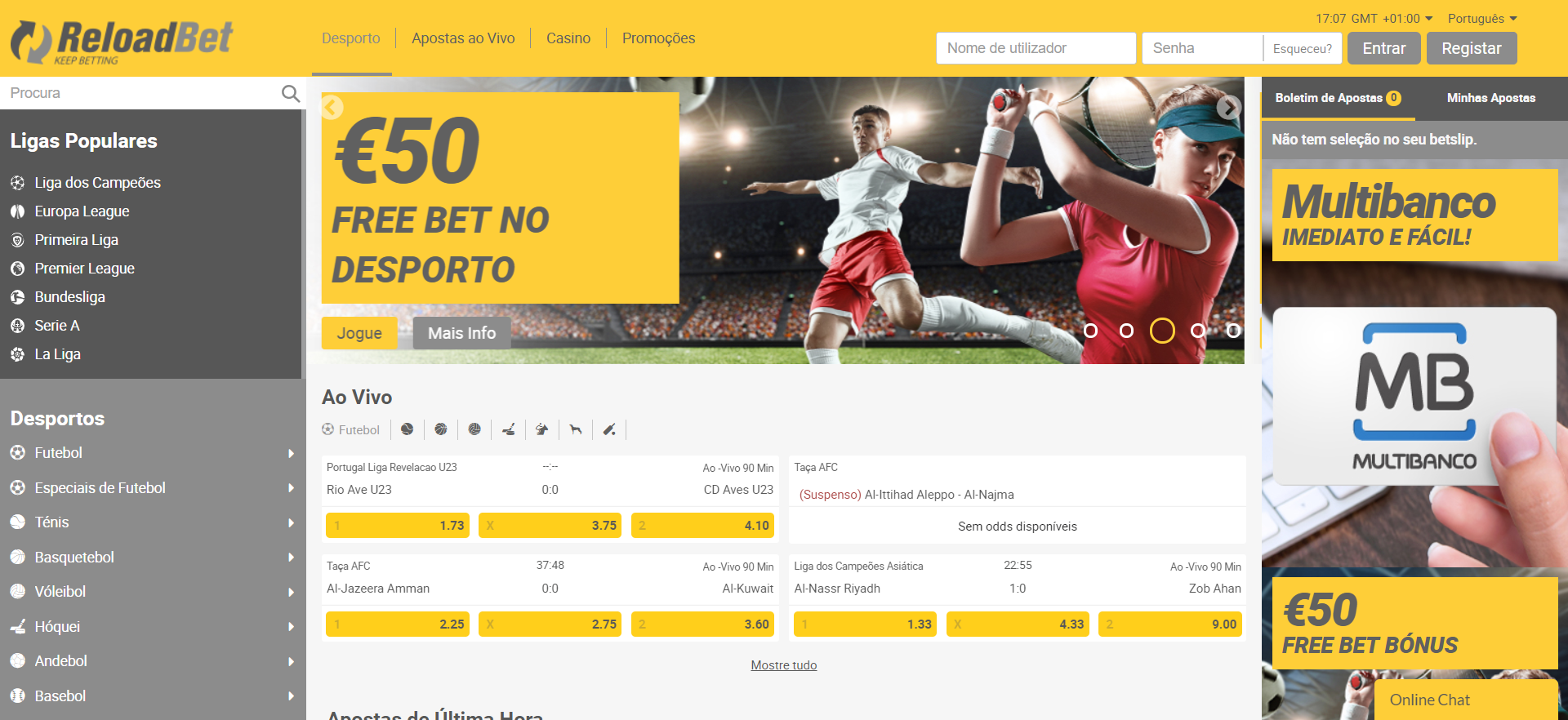 reloadbet signup